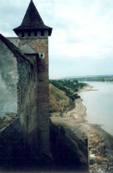 Chocim, mury